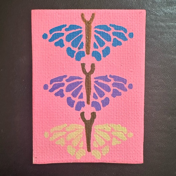 Hand Crafted Other - Hand Painted Butterfly Magnet